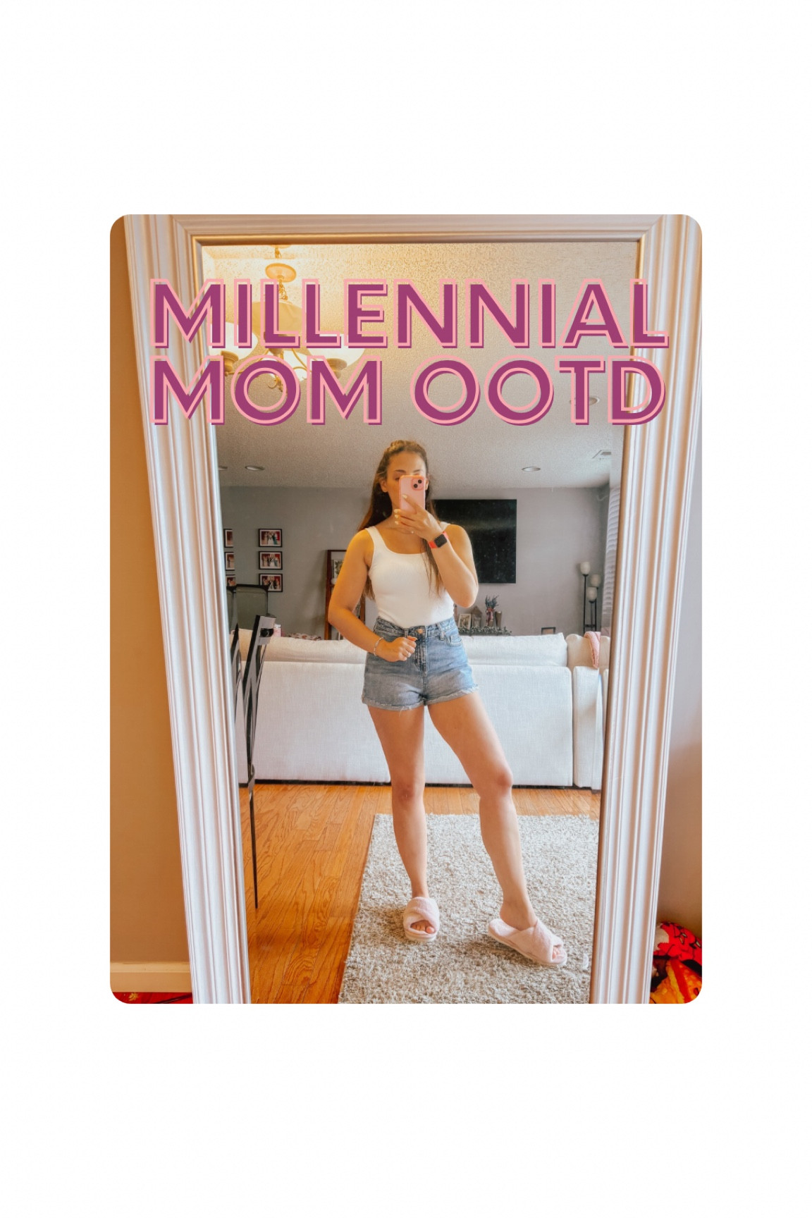 This mom outfit of the day is all about basics! I paired a ribbed bodysuit with high waisted denim jeans to create a classic casual summer look. Perfect for busy moms, a day out, casual date night, and everything in between! 

#LTKFindsUnder100 #LTKFindsUnder50 #LTKSeasonal