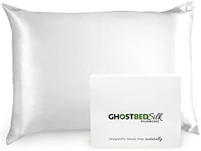 GhostBed 100% Mulberry Silk Pillowcase - Luxurious 22 Momme Silk Protects Hair & Skin from Damage... | Amazon (US)