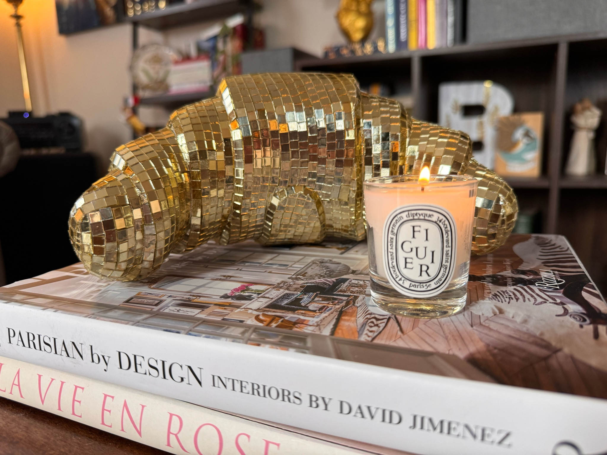 Having a Francophile Friday here with my new favorite decor item - the disco ball croissant!

#LTKhome #LTKstyletip #LTKfindsunder100