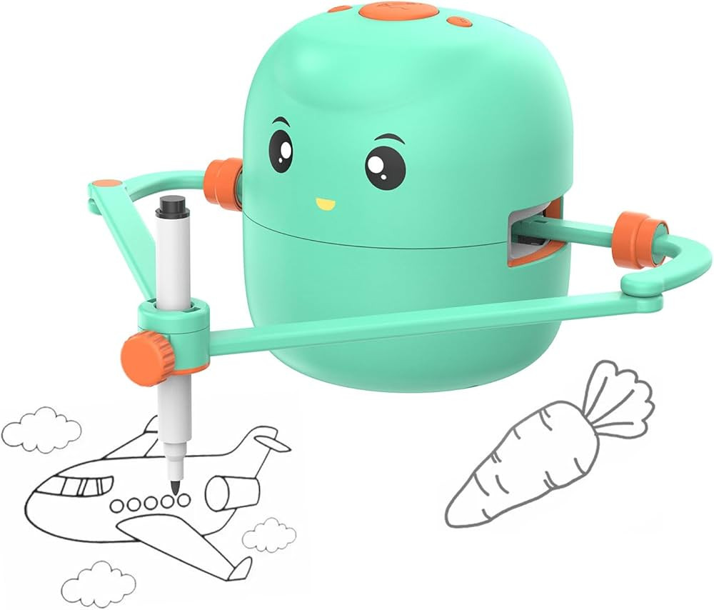 Interactive Educational Drawing Robot for Kids - Montessori Learning Toy with 100 Word Cards, Voi... | Amazon (US)