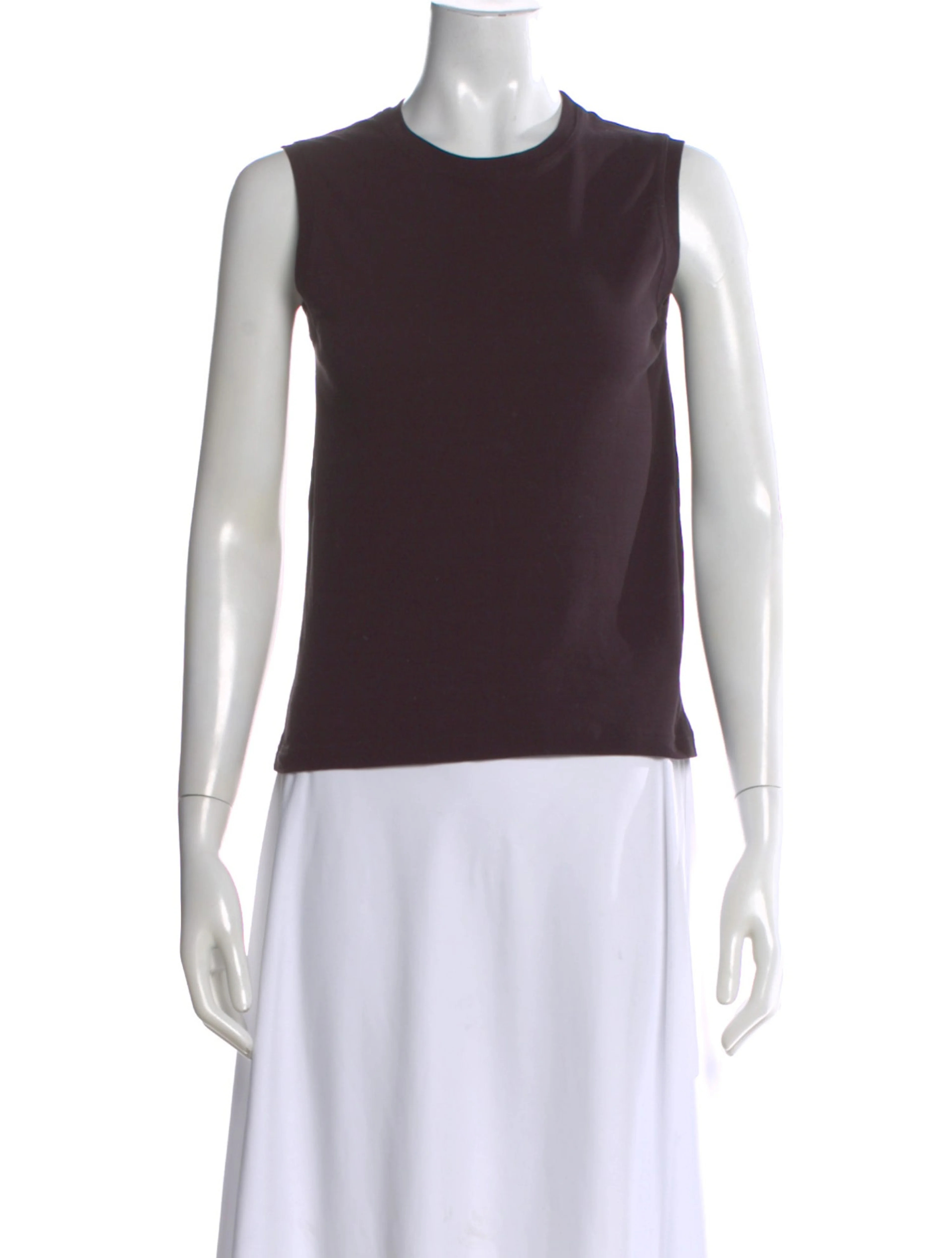 Crew Neck Sleeveless Top | The RealReal