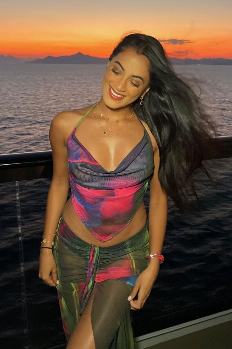 Mesh tie dye co-ord, cami top, mesh mini skirt, printed set, PLT

#LTKstyletip #LTKSeasonal #LTKeurope