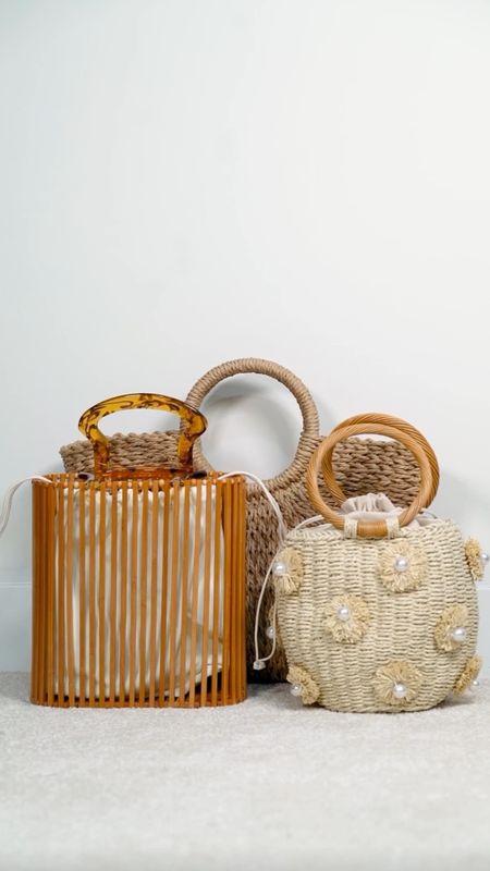 Rattan bags under $50! These cuties are perfect for outdoor weddings, resort wear, brunch and beyond! 

#LTKunder50 #LTKFind #LTKitbag