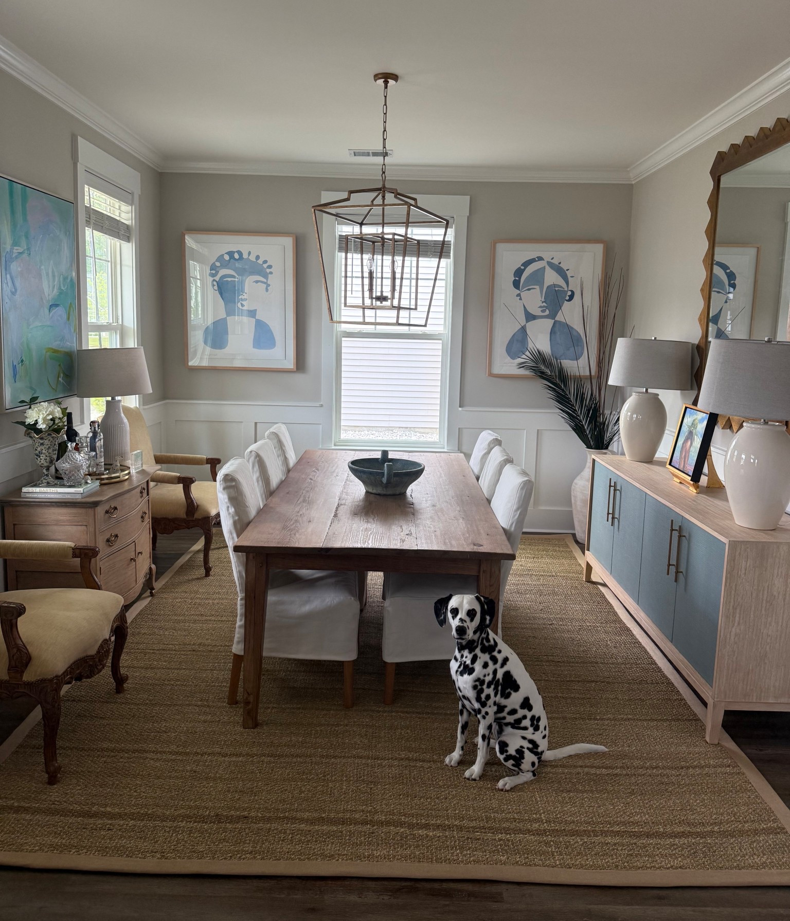 Dining room refresh 🩵

#LTKHome