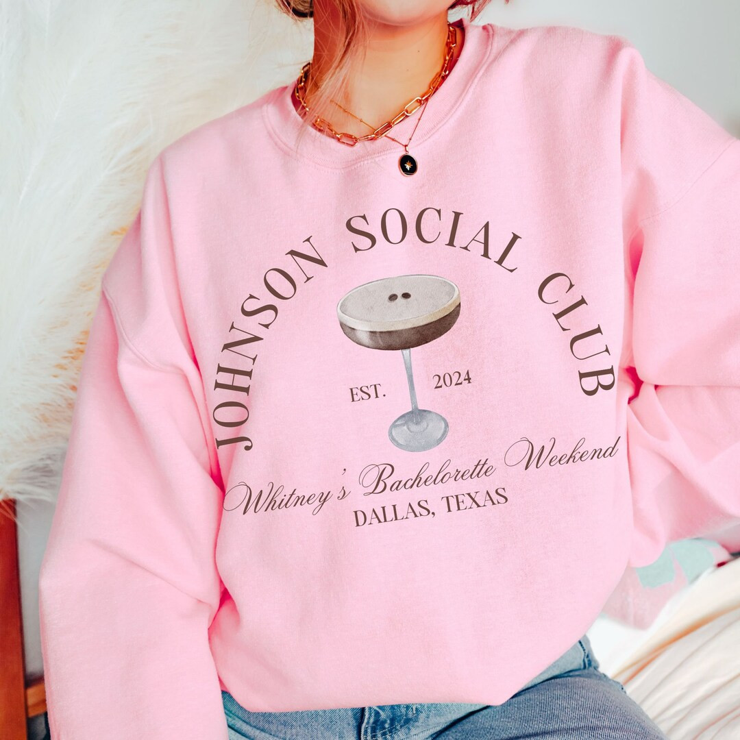 Espresso Martini Social Club Bachelorette Party Shirts, Custom Luxury Bachelorette, Martinis and ... | Etsy (US)