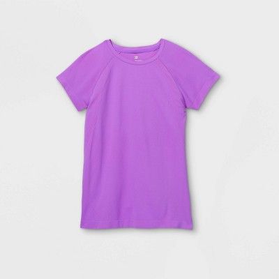Girls' Short Sleeve Seamless T-Shirt - All in Motion™ | Target