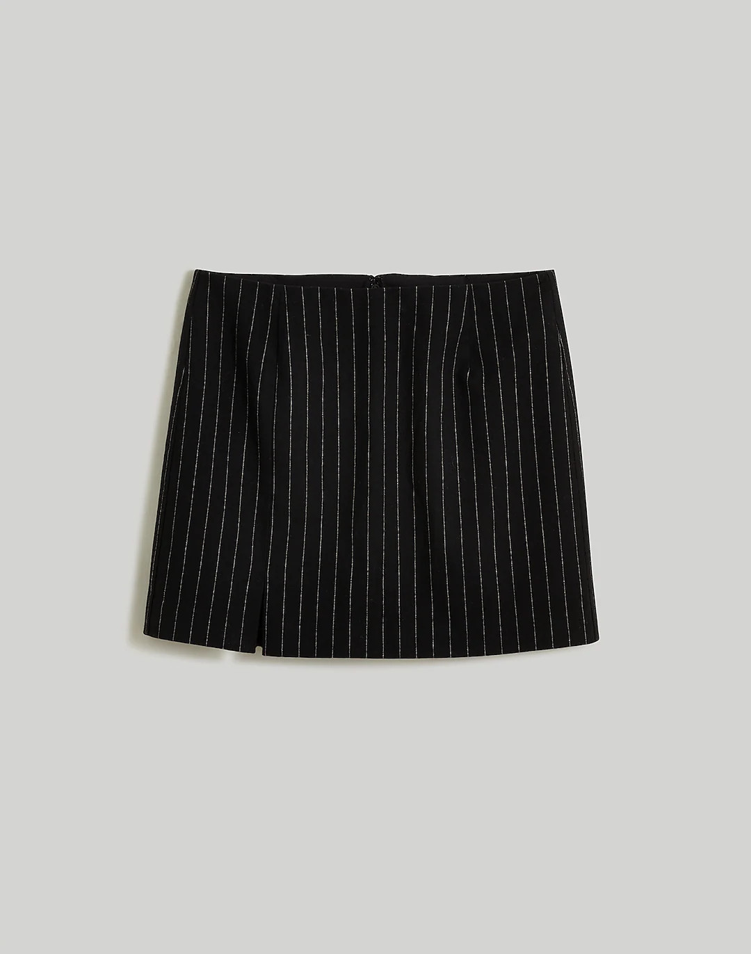 Wool-Blend Mini Skirt in Pinstripe | Madewell