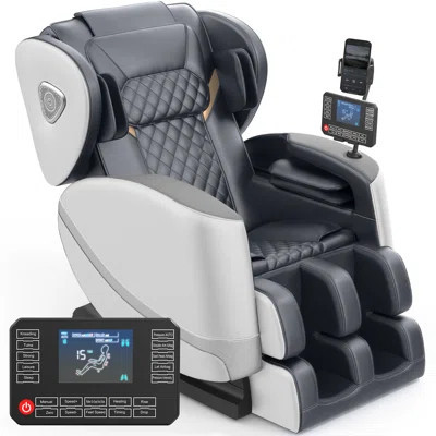 Osoria Zero Gravity Full Body Massage Chair Recliner with 10 Fix Rollers Auto Modes,Heating, Foot Massage & Bluetooth Speaker and Touch Screen Control | Wayfair North America