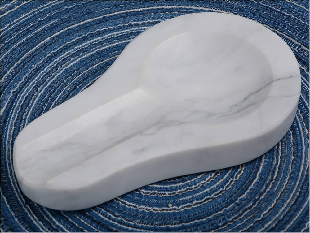 SIPARUI Spoon Rest,Marble Spoon Rest Perfect for Spatula,Ladle,Fork other Kitchen Utensil Rest,Ha... | Amazon (US)