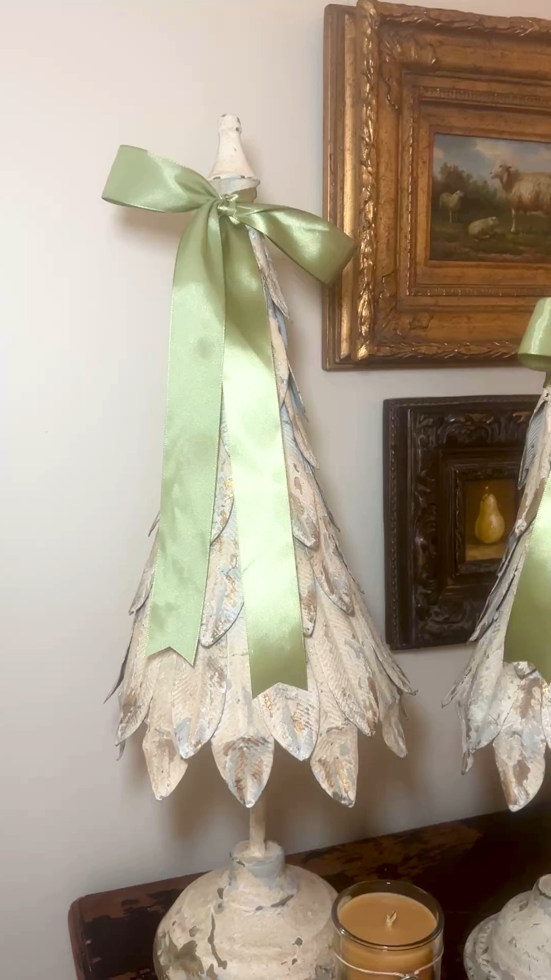 Metal Christmas trees + moss-green satin bows = the most effortless holiday moment. 🌲💚
Linked everything to help you bring this classic, cozy look into your home.

  christmas home decor, holiday decor inspo, christmas finds, southern home inspo , holiday, metal Christmas tree, décor, moss green ribbon, holiday ideas, elegant Christmas decorations, simple Christmas styling, neutral holiday aesthetic, timeless Christmas décor styling ideas 

 #LTKdecor #LTKfinds 

#LTKHoliday #LTKSeasonal #LTKHome