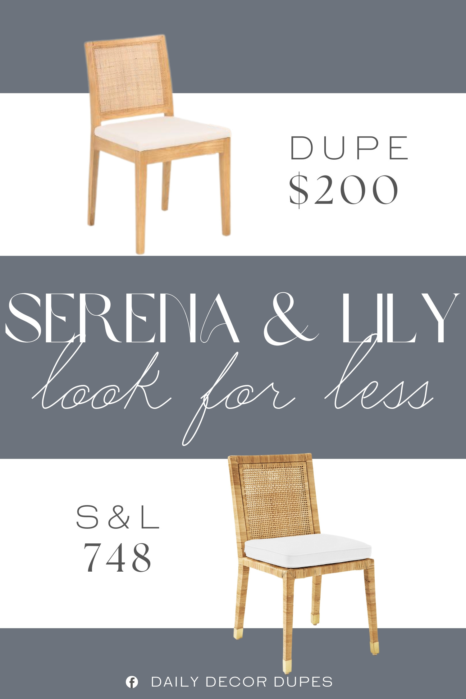 Inspired by Serena & Lily Rattan Side Chair. Rattan Dining Chair. Cane Back Dining Chair. Wicker Side Chair. Coastal Chic Dining Chair. Farmhouse Dining Side Chair. Handwoven Rattan Chair. Upholstered Dining Chair. Armless Rattan Chair. 

Home more affordable option find copy cat similar look for less budget friendly affordable cheap cheaper beautiful pretty. Clearance sale coupon code discount code promo code luxury lookalike look a like Inspo inspiration inspired by idea ideas Love like these? I share multiple every day in my FB group.
#serenaandlilyinspired #diningchair #sidechair #rattanchair #canechair #wickerchair #diningroominspo #furniturefinds #armlesschair  

 #LTKHome