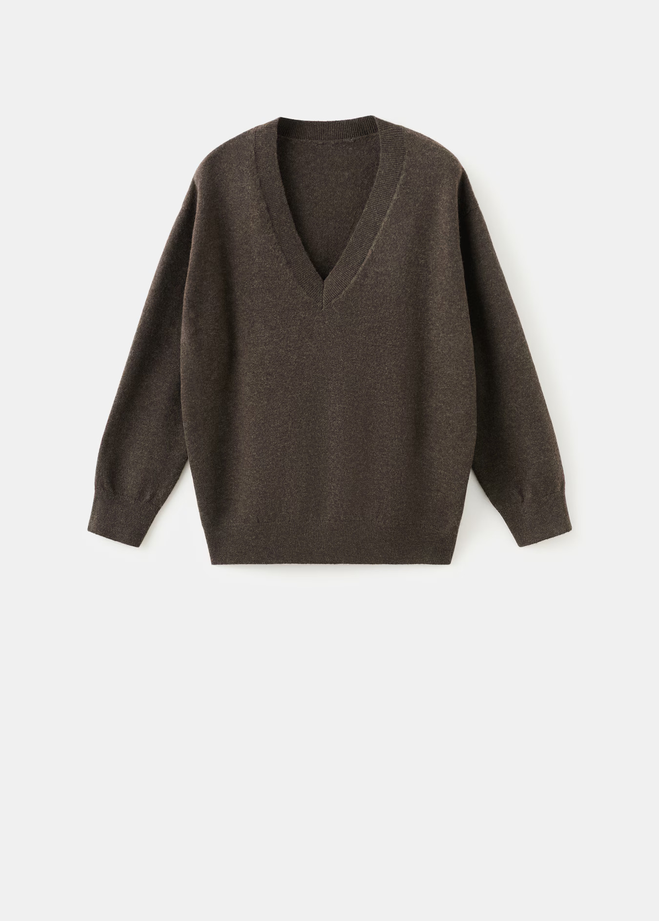 Fine-knit V-neck sweater | Mango EU