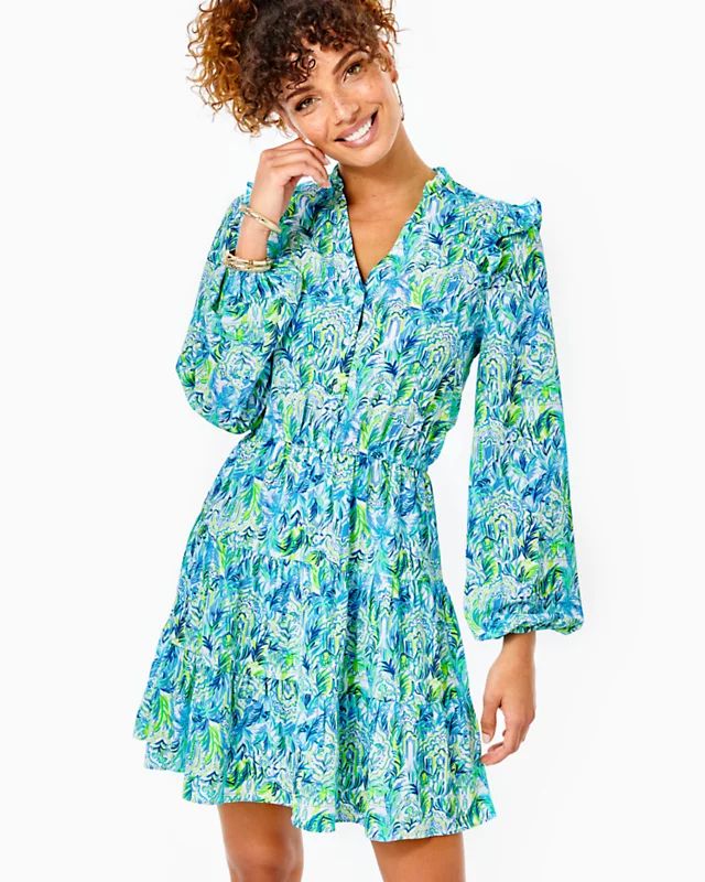 Kelsie Stretch Ruffle Dress | Lilly Pulitzer