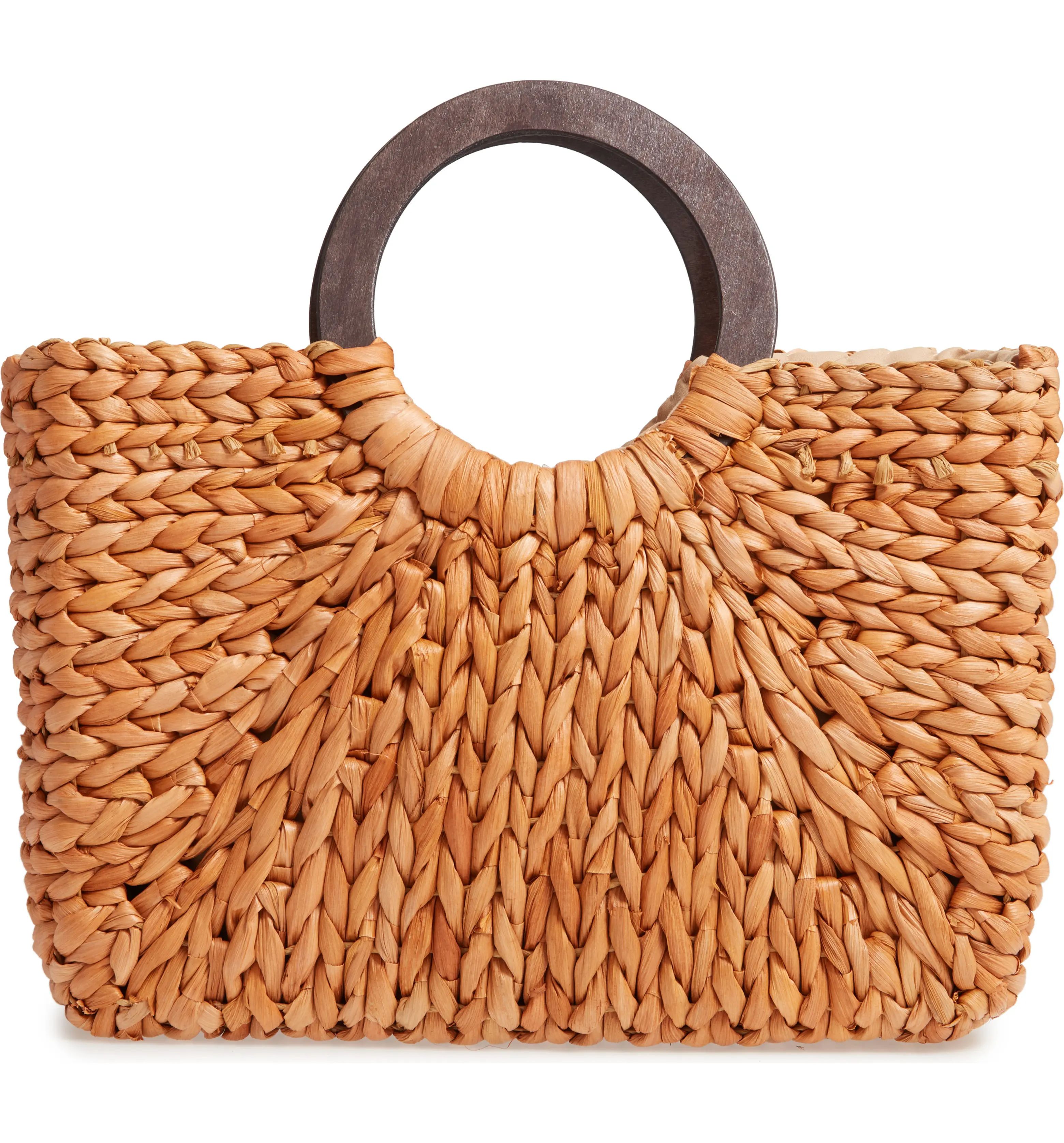 Straw Top Handle Tote | Nordstrom