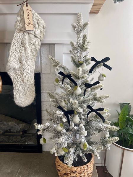 Christmas decor / velvet ribbon / stocking / stocking tags / flocked tree / home decor / boho Christmas / holiday home / 



#LTKHoliday #LTKsalealert #LTKhome