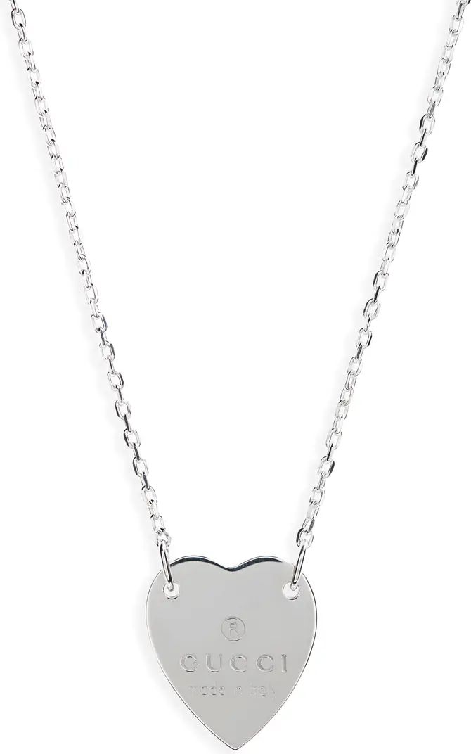 Gucci Trademark Heart Necklace | Nordstrom | Nordstrom