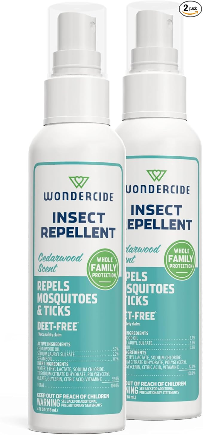 Wondercide - Mosquito, Tick, and Insect Repellent with Natural Essential Oils - DEET-Free Bug Spr... | Amazon (US)