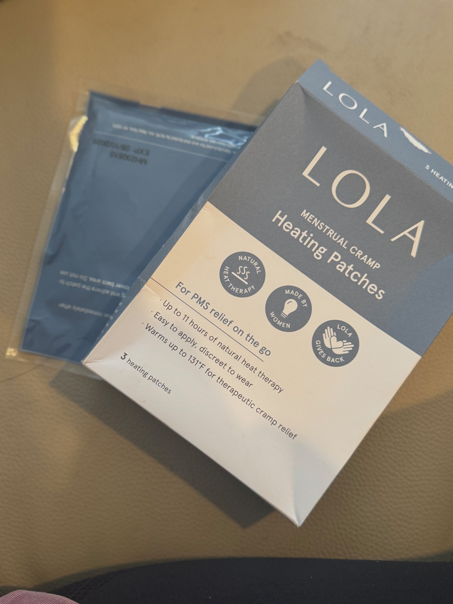 Best Cramp Reliever 

I deal with very bad cramps and these heating patches from Lola have been saving the day. They come three in a pack and they last for up to 11 hours. 

#lola #happyv #menstralcramps 

#LTKOver40 #LTKU #LTKTravel