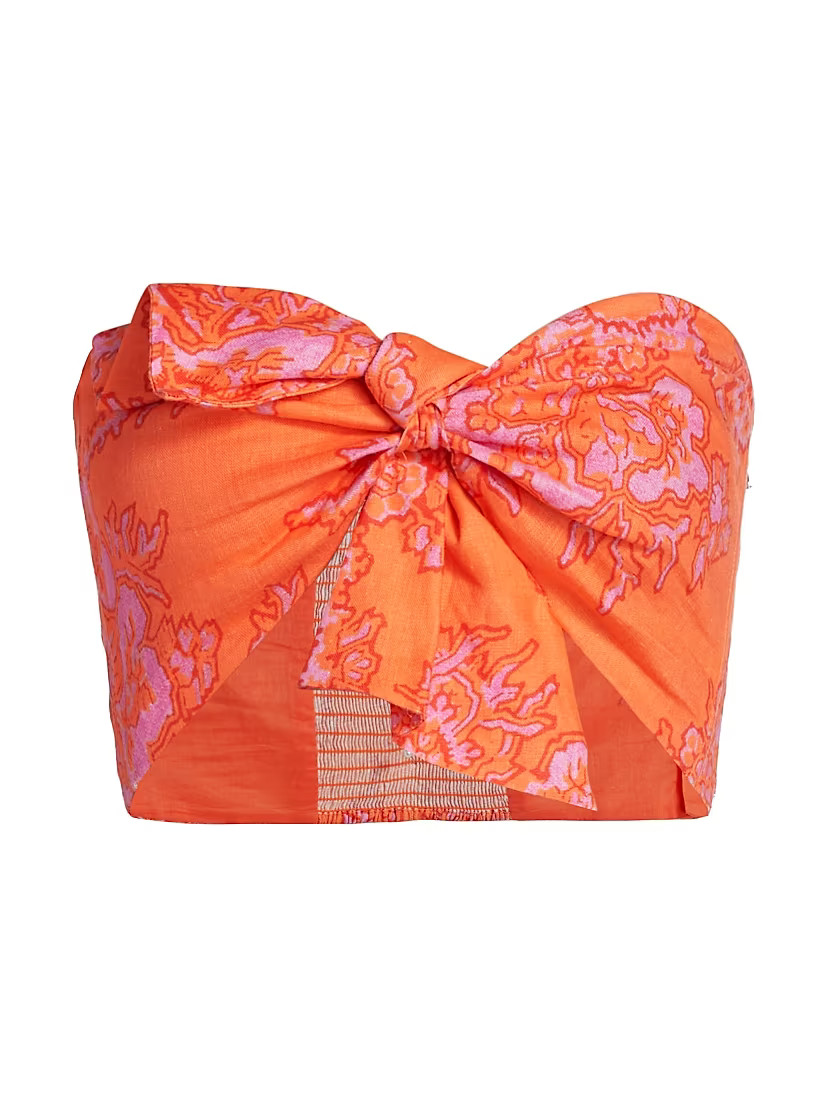 Toni Twist Crop Top | Saks Fifth Avenue