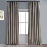 Amazon.com: HPD Half Price Drapes VPYC-161209-108 Plush Velvet Curtain (1 Panel), 50 X 108, Galle... | Amazon (US)