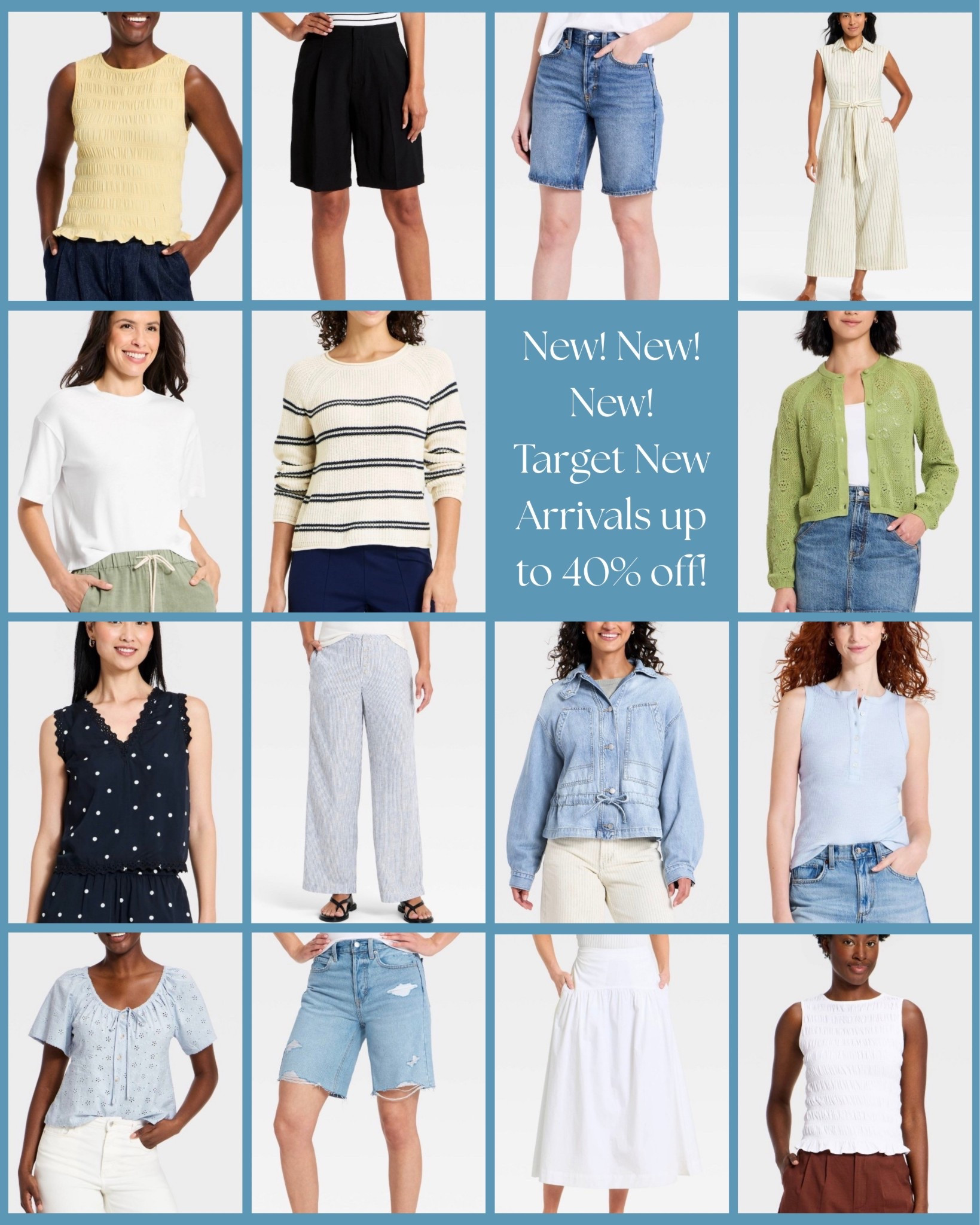Target Deals are here! Now through Saturday, all women’s clothing is up to 40% off. I found some new releases that you’ll want to snag before they sell out!

#LTKgrwm #LTKSaleAlert