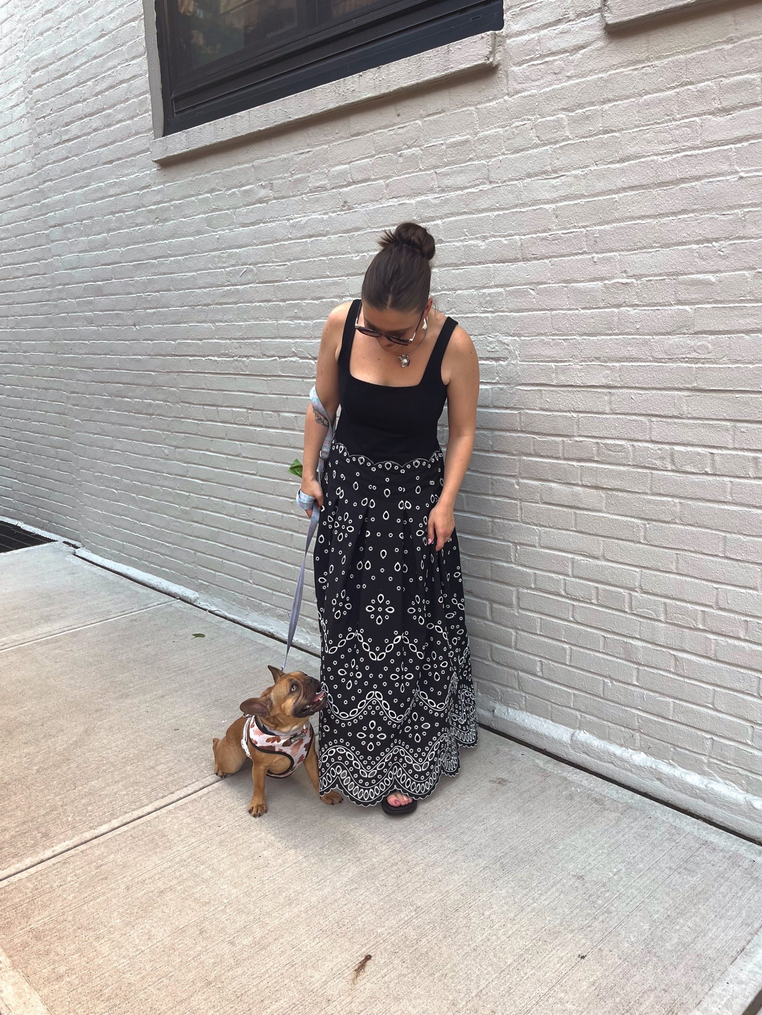 My dress is sold out but linking some cute black & white dress options ❤️