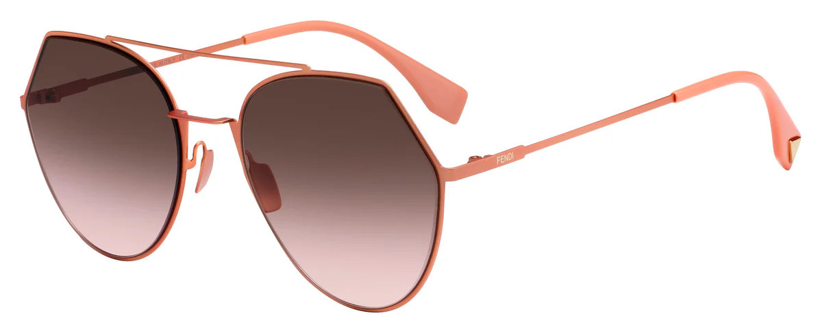 Fendi FF 0194/S 53 0733 Aviator Sunglasses | SOLSTICE