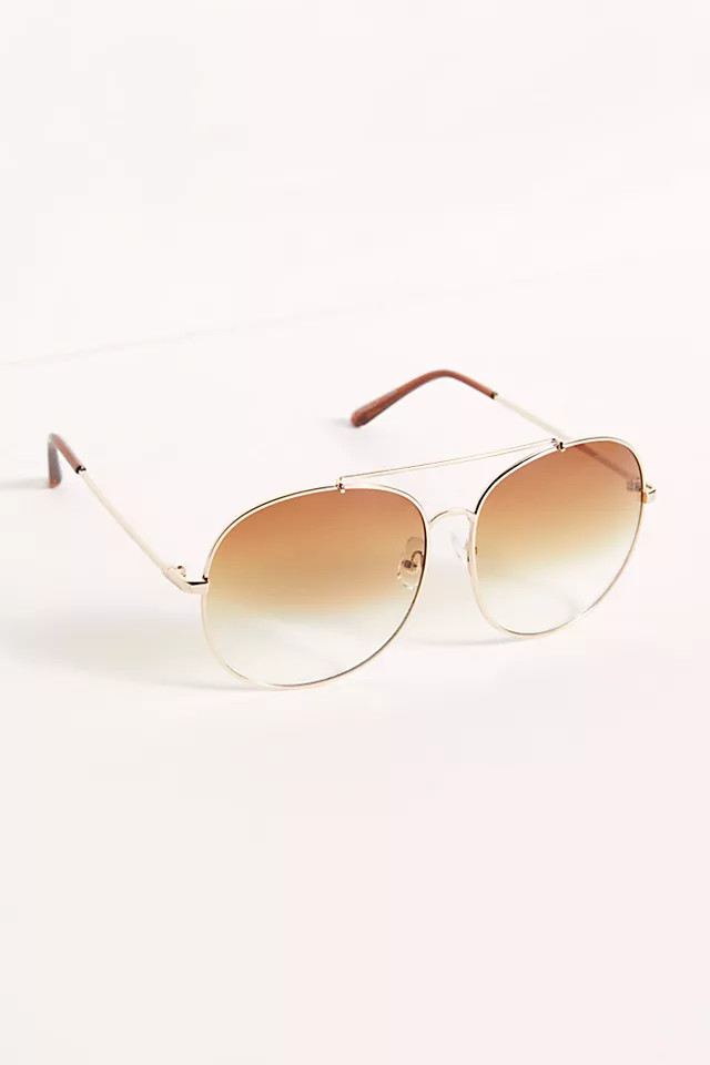 Sundown Oversized Aviator Sunglasses | Free People (Global - UK&FR Excluded)
