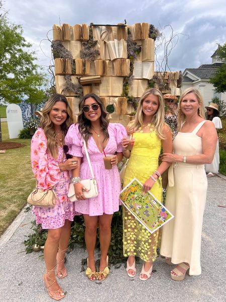 Flower Festival fits 🫶🏼🫶🏼
Size down in my Love Shack Fancy lookalike dress. It runs big. 
Bella’s Revolve dress is sold out but linked it on Poshmark. And, her friend’s yellow dress is adorable + almost sold out. 

#LTKover40 #LTKstyletip #LTKfamily