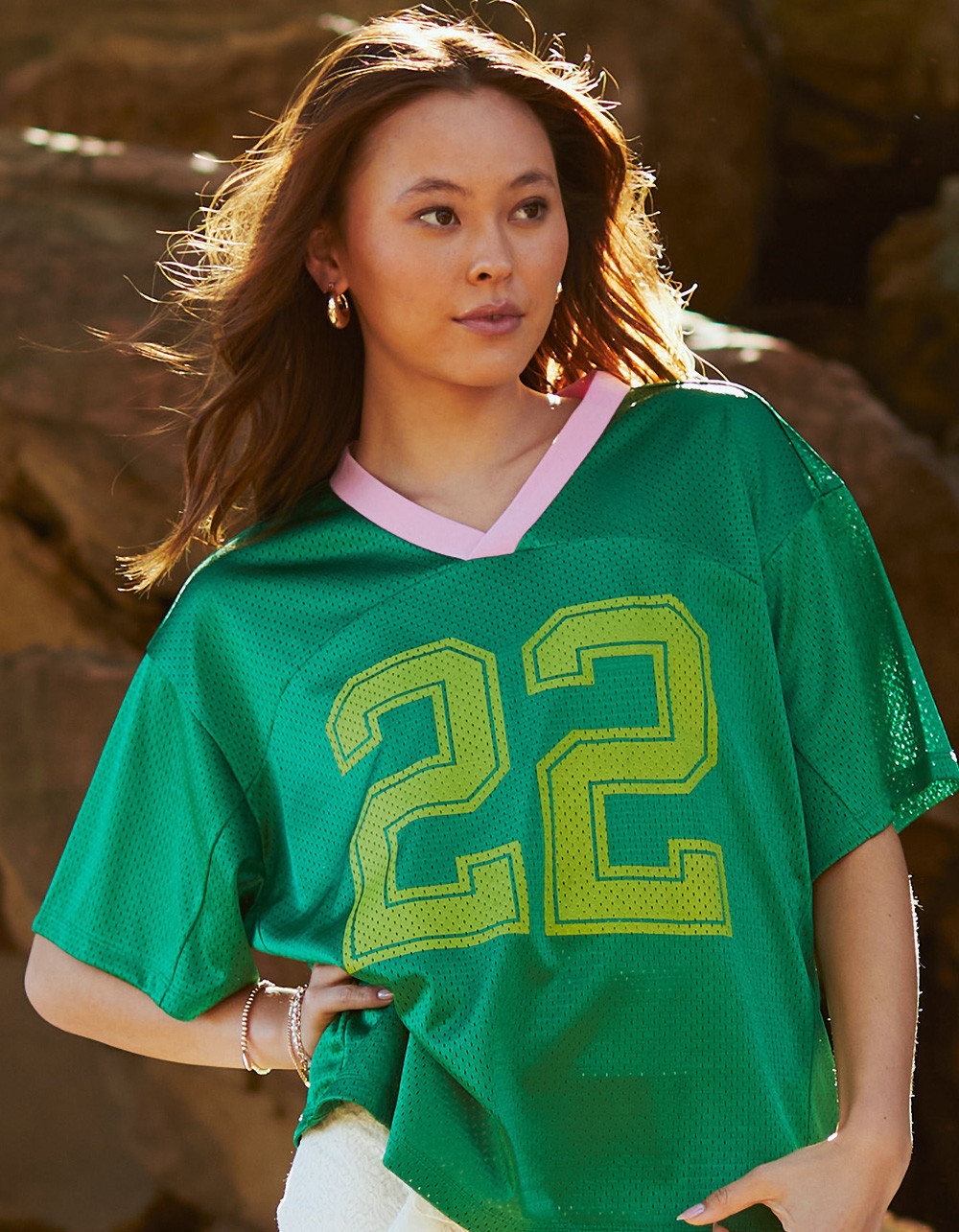 RSQ Womens V-Neck 22 Jersey | Tillys