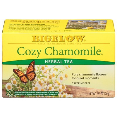 Bigelow Cozy Chamomile Herbal Tea Bags - 20ct | Target