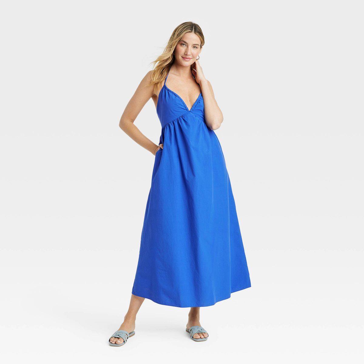 Women's Midi Sundress - Universal Thread™ Blue S | Target