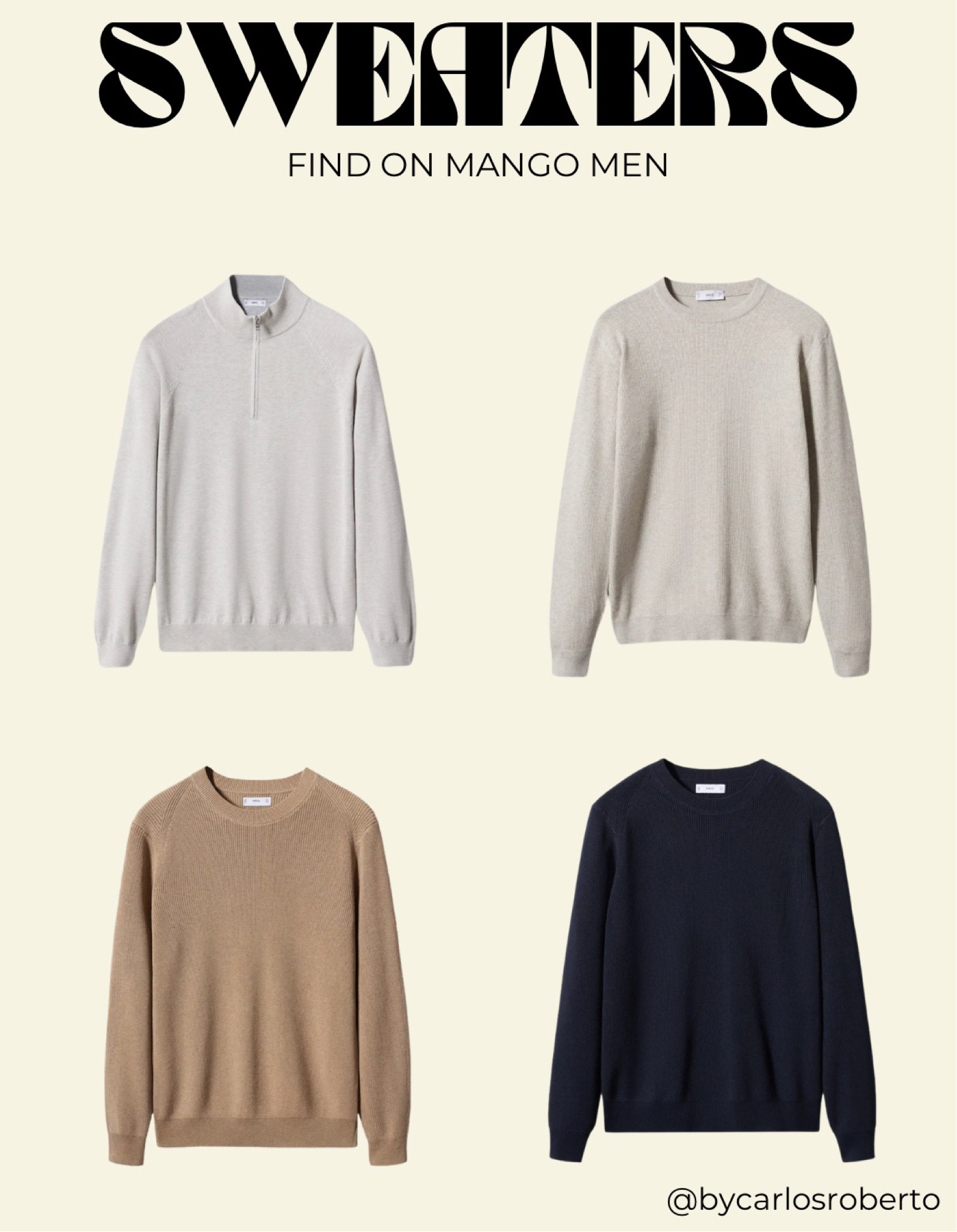 Mango sweaters under $100 | fall outfits | holiday winter sweaters for men | gifts for him 

#LTKfindsunder100

#LTKSeasonal #LTKmens #LTKstyletip #LTKGiftGuide