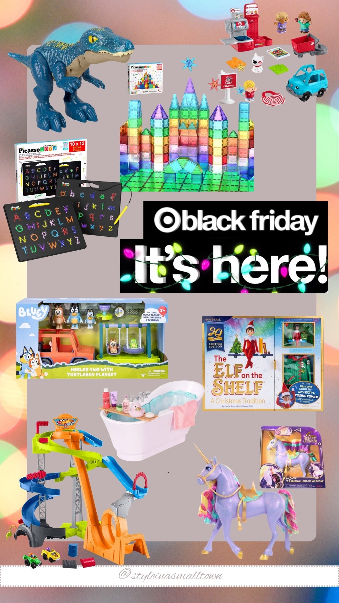 Target Black Friday toy deals are here 🎁

Target Black Friday toy deals, Target toy deals, Black Friday toy sale, Target Black Friday 2024, Target toy markdowns, Target Circle toy deals, best toy deals Target, Target holiday toy sale, Target doorbuster toys, kids toys on sale Target, LEGO Black Friday Target, Barbie Black Friday Target, Hot Wheels Target deals, Fisher-Price Target sale, Melissa & Doug Target deals, preschool toy deals Target, baby toys Target Black Friday, top toy deals 2024, holiday toy deals Target#LTKCyberWeek 

#LTKGiftGuide #LTKSaleAlert