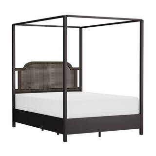 Hillsdale Furniture Melanie Bronze Queen Canopy Bed 2728BQR - The Home Depot | The Home Depot