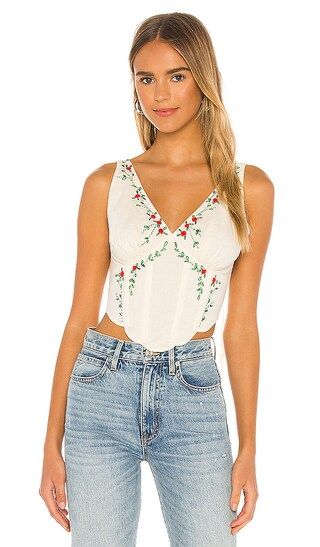 Alec Top in Ivory | Revolve Clothing (Global)