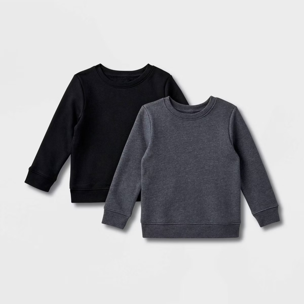 Toddler Boys' 2pk Fleece Crew Neck Sweatshirt - Cat & Jack™ | Target