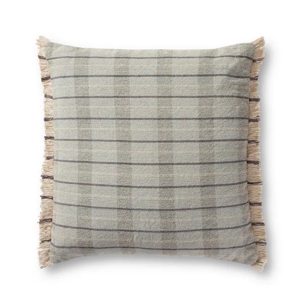 Magnolia Home By Joanna Gaines X Loloi Riley Sage / Natural Pillow | Wayfair North America
