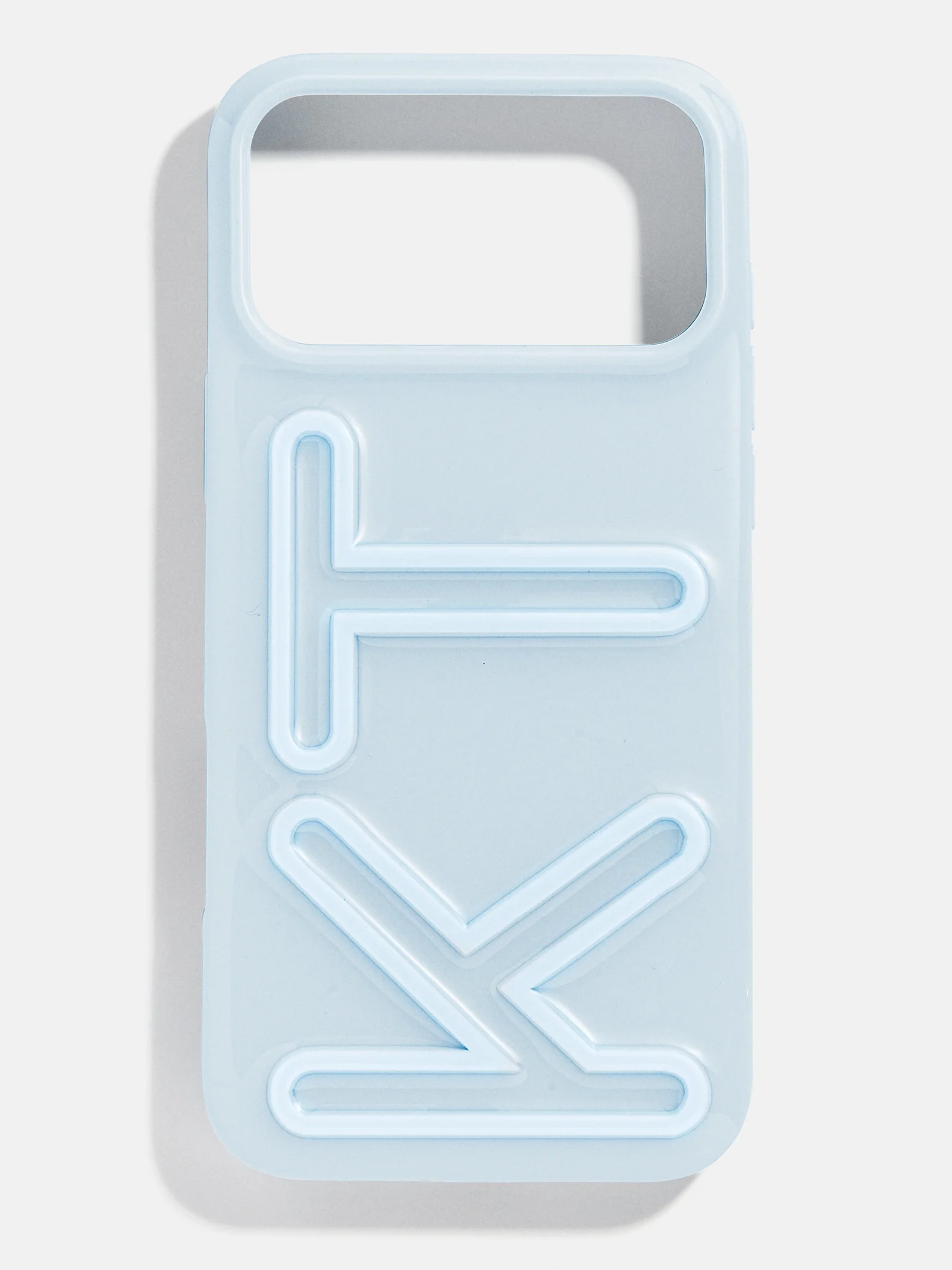 Fine Line Custom iPhone Case - Baby Blue/Baby Blue | BaubleBar