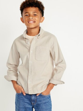 Long-Sleeve Corduroy Pocket Shirt for Boys | Old Navy (US)