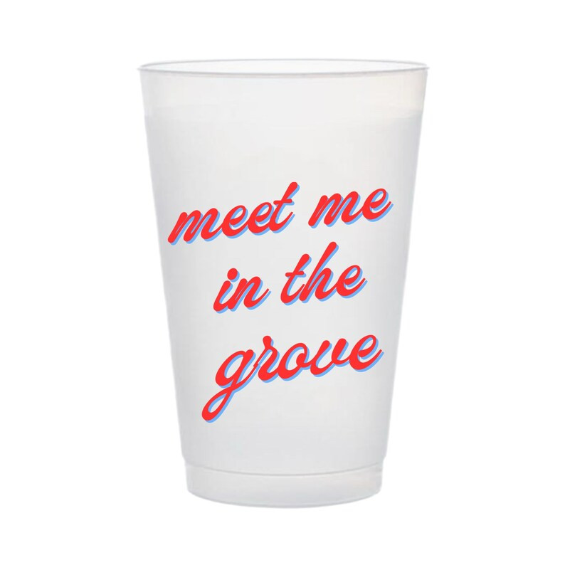 Meet Me in the Grove Frosted Cups Set of 8 - Etsy | Etsy (US)