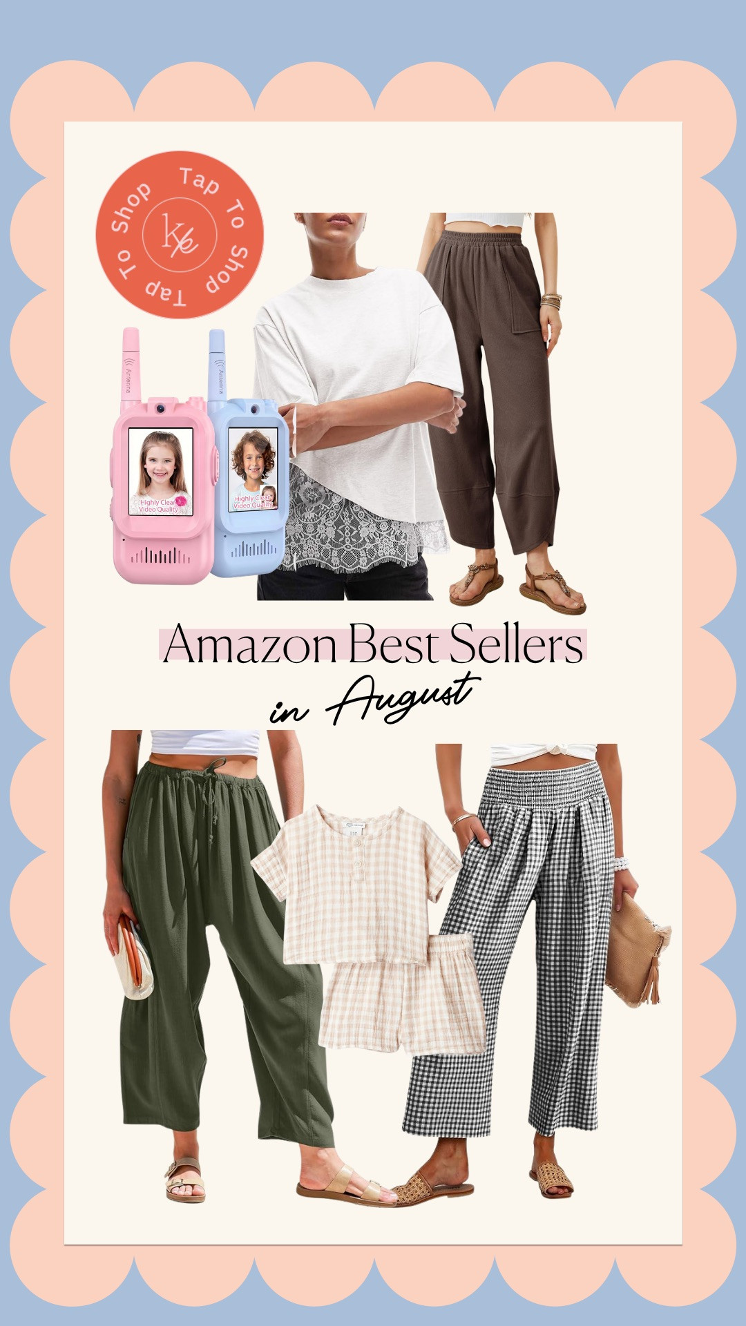 August best sellers // from soft tummy approved pants to kids walkie talkies #amazonfinds #softtummypants
 

 #LTKSeasonal #LTKMidsize #LTKKids