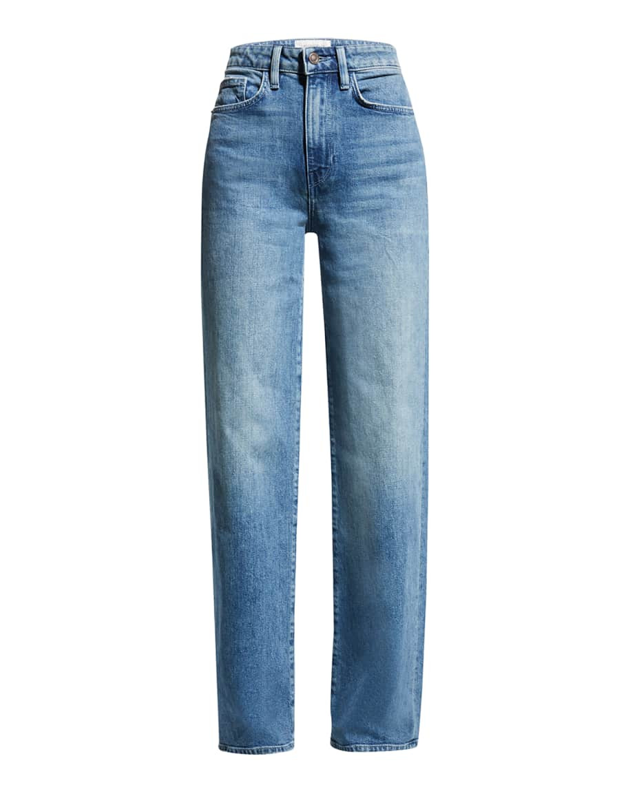 Wyckoff Italian Heritage 13 oz Wide-Leg Jeans | Neiman Marcus