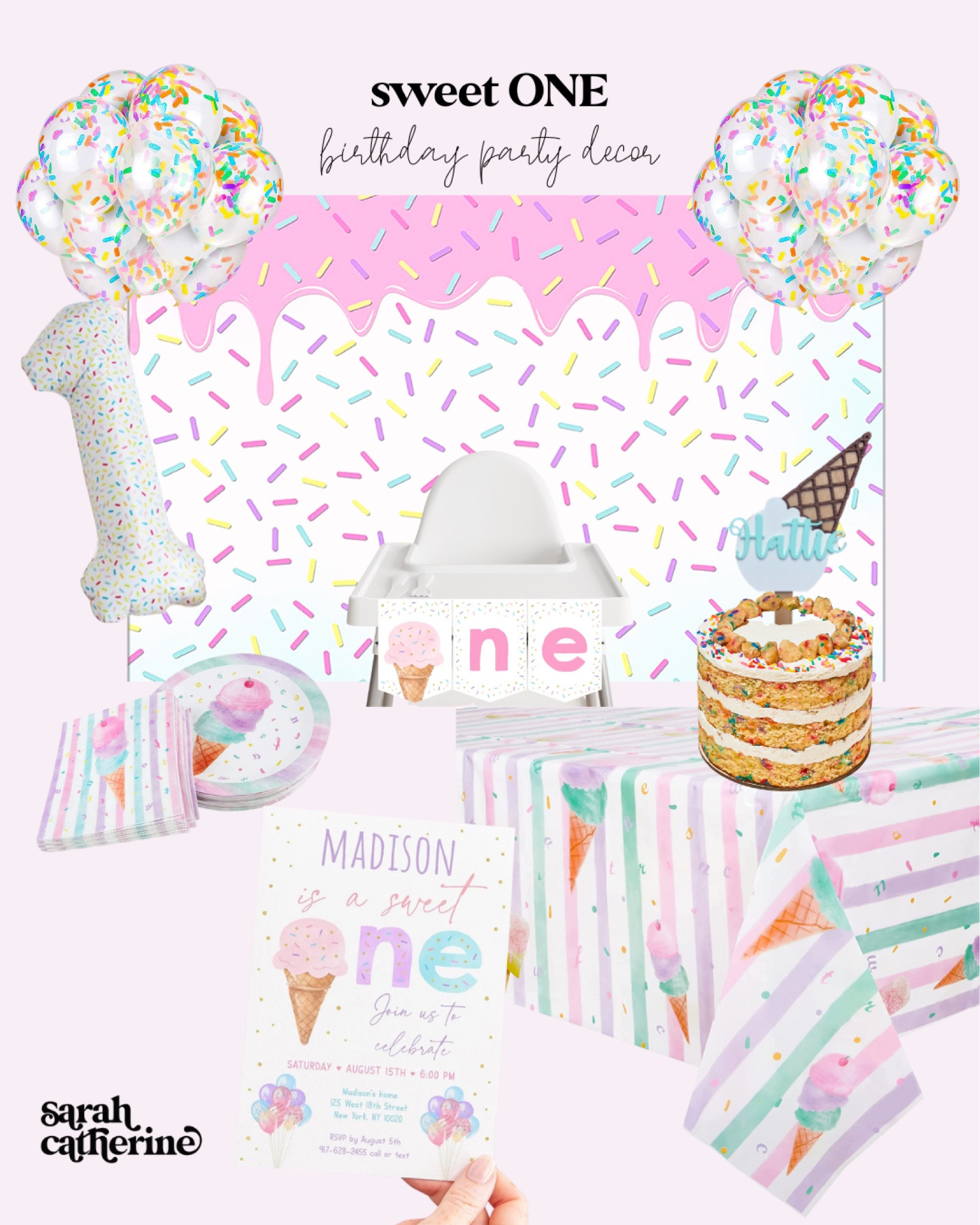 Here’s the scoop ice cream theme birthday party 🍦 baby girl birthday, first birthday inspiration, first birthday idea baby first birthday, birthday party theme, birthday theme, first bday, girl birthday, amazon, Etsy, party decor, ice cream decor, sprinkles decor, sweet, dessert party, girly party

#LTKfamily #LTKkids