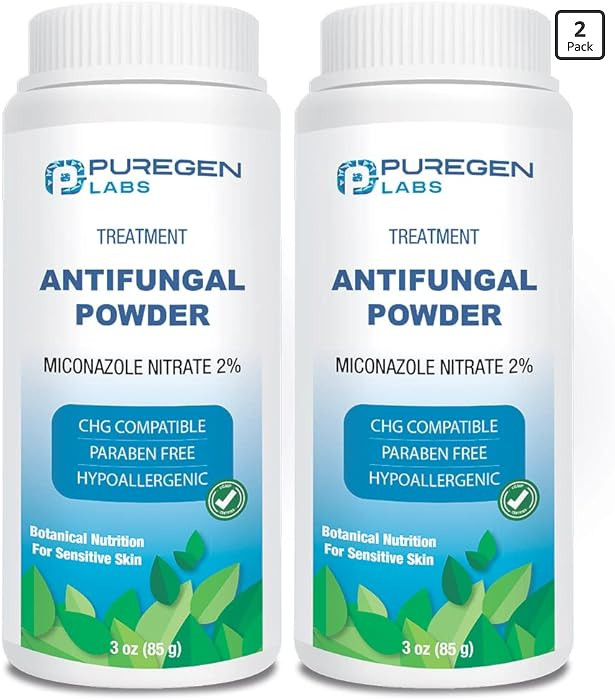 Puregen Labs Antifungal Powder with 2% Miconazole Nitrate for Common Fungal Infections Including ... | Amazon (US)
