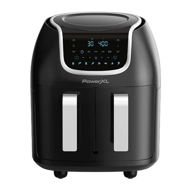 PowerXL Dual-Basket Vortex Air Fryer Pro 7-in-1, 9 qt. – 2-Basket Air Fryer or 1 XL Family-Size... | Walmart (US)