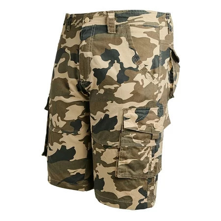 SWSMCLT Men s Camo Solid Cargo Shorts Camouflage Printed Short Loose with Pocket Casual Summer Knee Length Cotton Lightweight Fashion Camo Khaki Camo Camouflage 40 | Walmart (US)