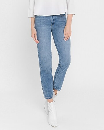 english factory high waisted ankle jeans | Express