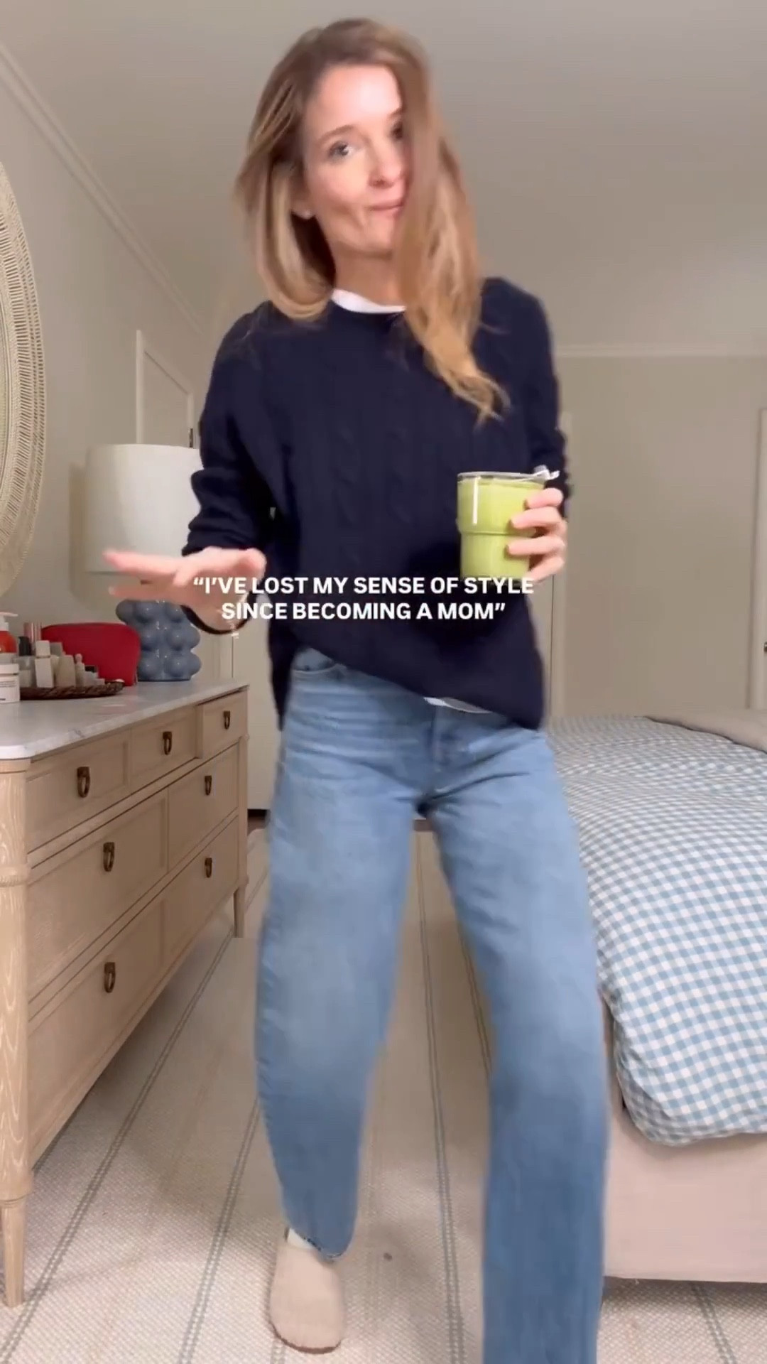 So many questions about this cable knit. The Ralph one has been on my
wishlist forever and for $500 I knew it was unlikely. So happy I found this alternative. 

Bloomingdale’s Cableknit is giving serious Ralph Lauren vibes for under $100 ($400 less!!). Note my sweater is navy but the app is acting up so I can only show white. The link will take you to the product, just switch to navy • soldout.nyc white tee is a great layering piece • Pistola Wes jeans have the perfect barrel shape (some shape to keep it interesting but not too crazy) and is a great price for such premium denim • Rothy’s cozy clogs are so hard to find right now. Linking what I found and also the Casual Clog which is also amazing • NEW sock find on Amazon. Super soft, warm and chic • added a little Dorsey sparkle to complete the look  

Sizing notes: sweater & tee - wearing a small. Jeans: run tts, in a 25. Use MEG15 for a little $$ off my jeans! Clogs: wearing my true size but they run a little big, if you are between size down. 
 #ootd #outfitinspo #everydaystyle #momstyle #classicstyle #grwm #wardrobestaples #fallstyle #classicstyle #

#LTKFindsUnder100 #LTKSeasonal #LTKSaleAlert