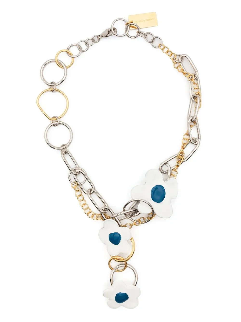 Marni floral-charm Chain Necklace - Farfetch | Farfetch Global